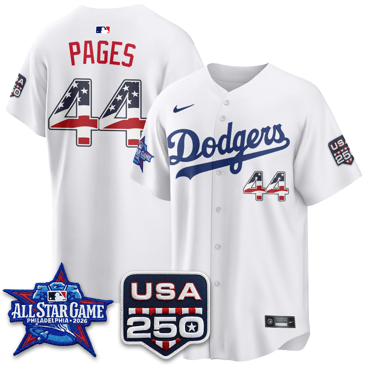 Los Angeles Dodgers 2026 All Star Edition Vapor Jersey- Stitched