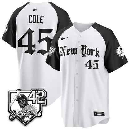 NYY 2026 Jackie Robinson Day Gothic Vapor Limited Jersey - All Stitched
