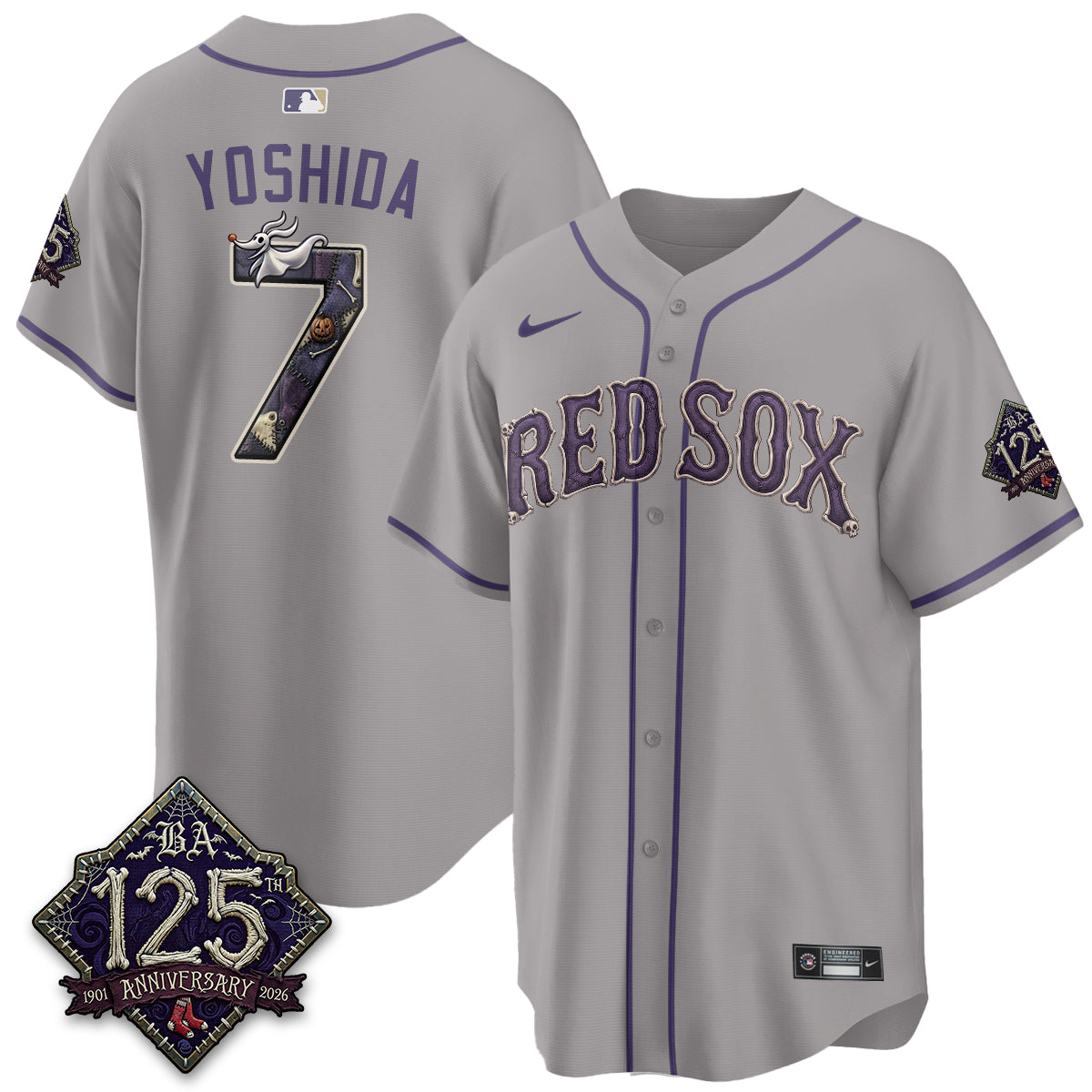 Boston Red Sox Nightmare Vapor Limited Jersey - Stitched