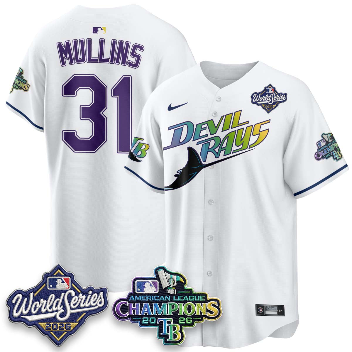 TB 2026 AL Champions Vapor Jersey - Stitched