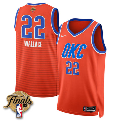 OKC 2026 NBA Western Conference Champions Vapor Jersey V2- Stitched