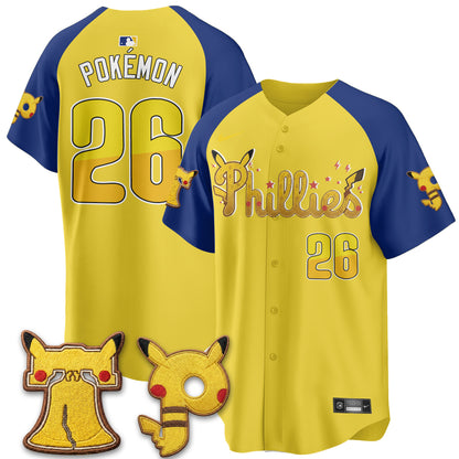 Philadelphia Phillies x PKM Edition Vapor Limited Jersey - Printed