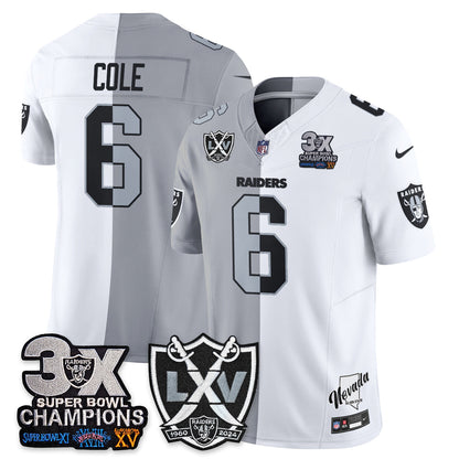 Las Vegas Raiders Split Edition Vapor Jersey V2- Stitched