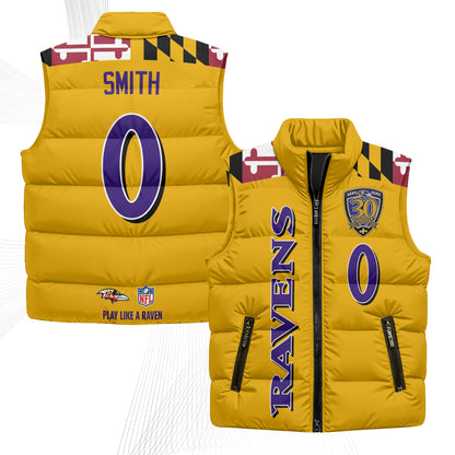 BAL Maryland Puffer Vest - Printed
