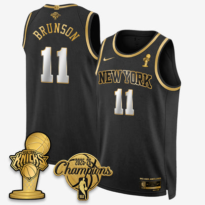 NYK 2026 NBA Champions Gold Edition Vapor Jersey - Stitched n3
