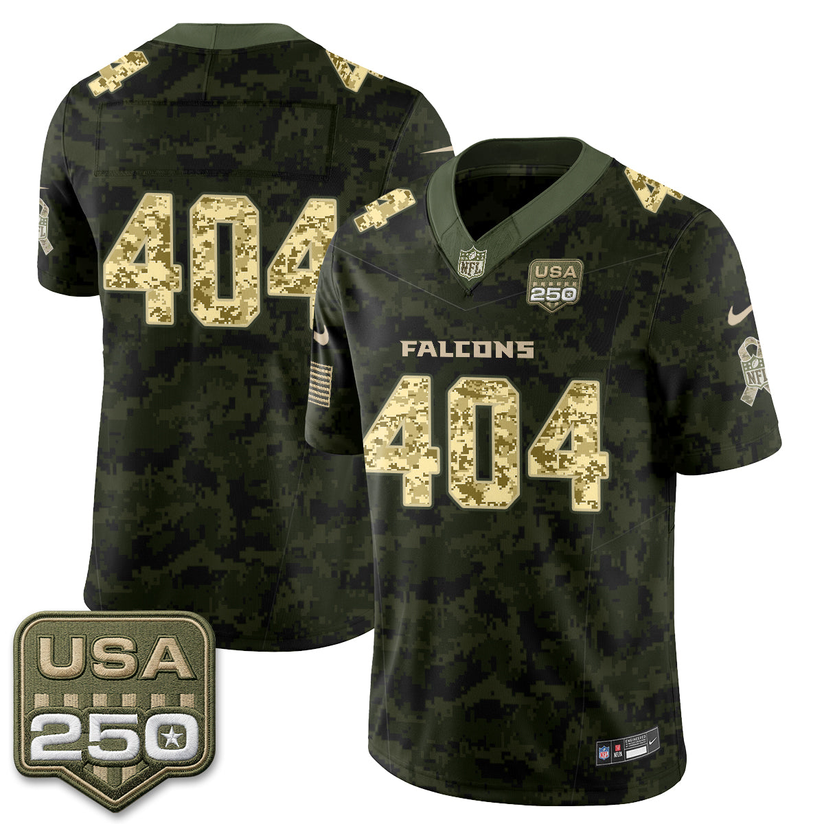 Atlanta Falcons 2026 Salute to Service Vapor Jersey - Stitched
