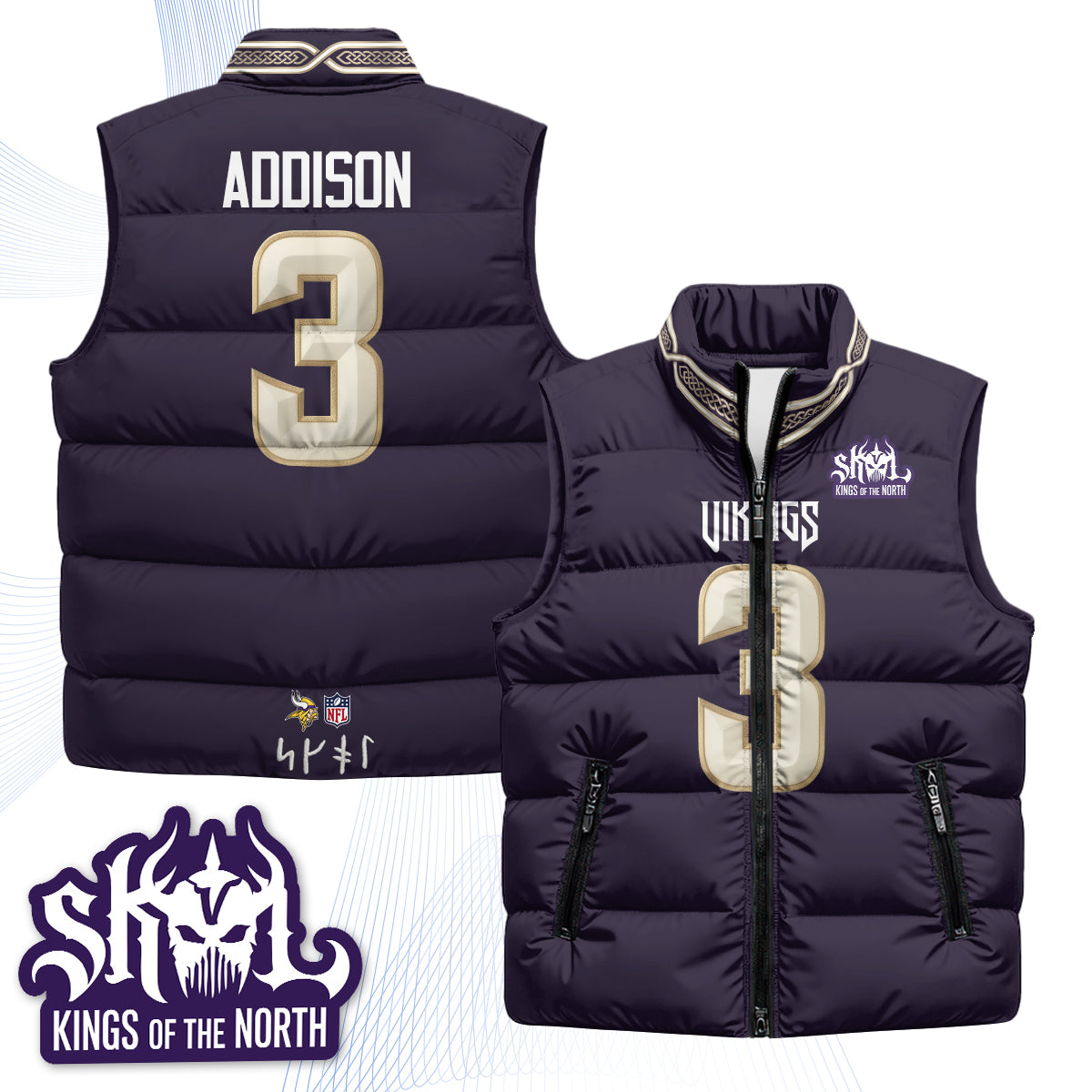 MIN 2026 Rivalries Puffer Vest - Printed