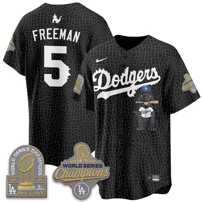 Los Angeles Dodgers x Godzilla Vapor Jersey- Stitched