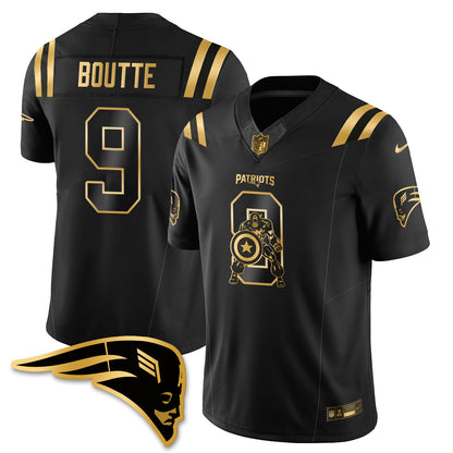 New England Patriots x Vibranium Shield Edition Vapor Jersey - Stitched