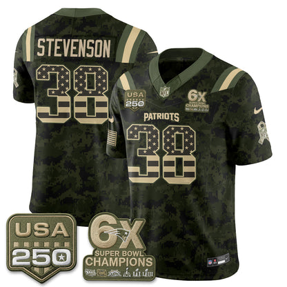 NE 2026 Salute to Service Edition Vapor Jersey - Stitched