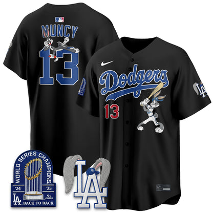 Los Angeles Dodgers Bunny Edition Vapor Jersey - Stitched