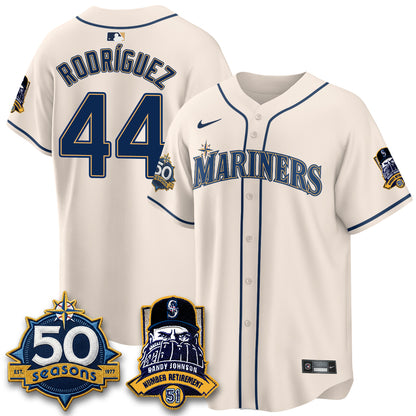 SEA Randy Johnson Vapor Limited Jersey V2- All Stitched