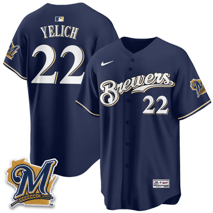Milwaukee Brewers "Legacy Edition" Vapor Jersey - Stitched