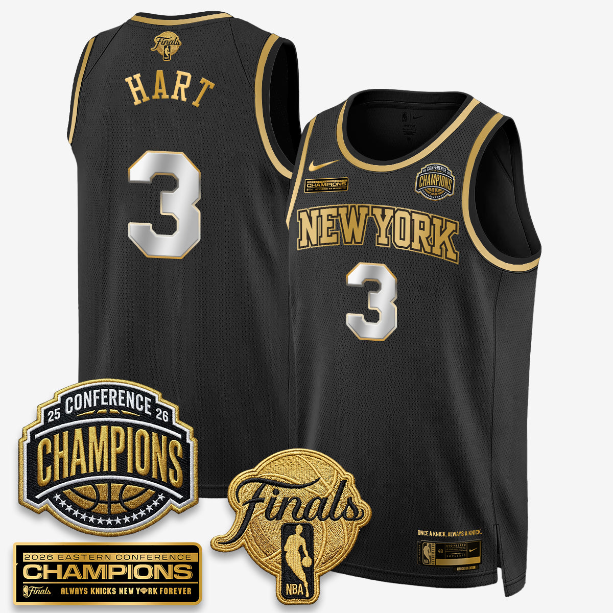 NYK 2026 NBA Eastern Conference Champions Vapor Jersey - Stitched n6