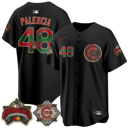 Chicago Cubs A Nightmare on Wrigley Field Edition Vapor Jersey - Stitched
