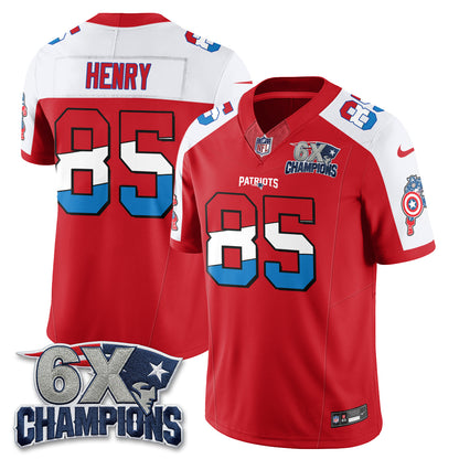 New England Patriots x Vibranium Shield Edition Vapor Jersey V2 - Stitched