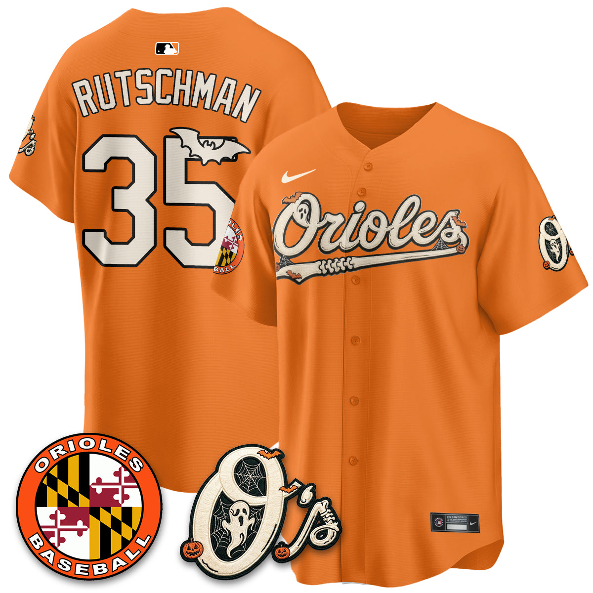 Baltimore Orioles Halloween 2026 Vapor Limited Jersey - Stitched