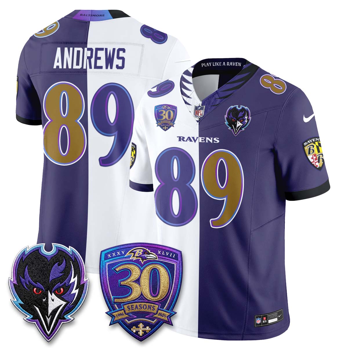BAL The Next Flight Split Vapor Jersey - Stitched