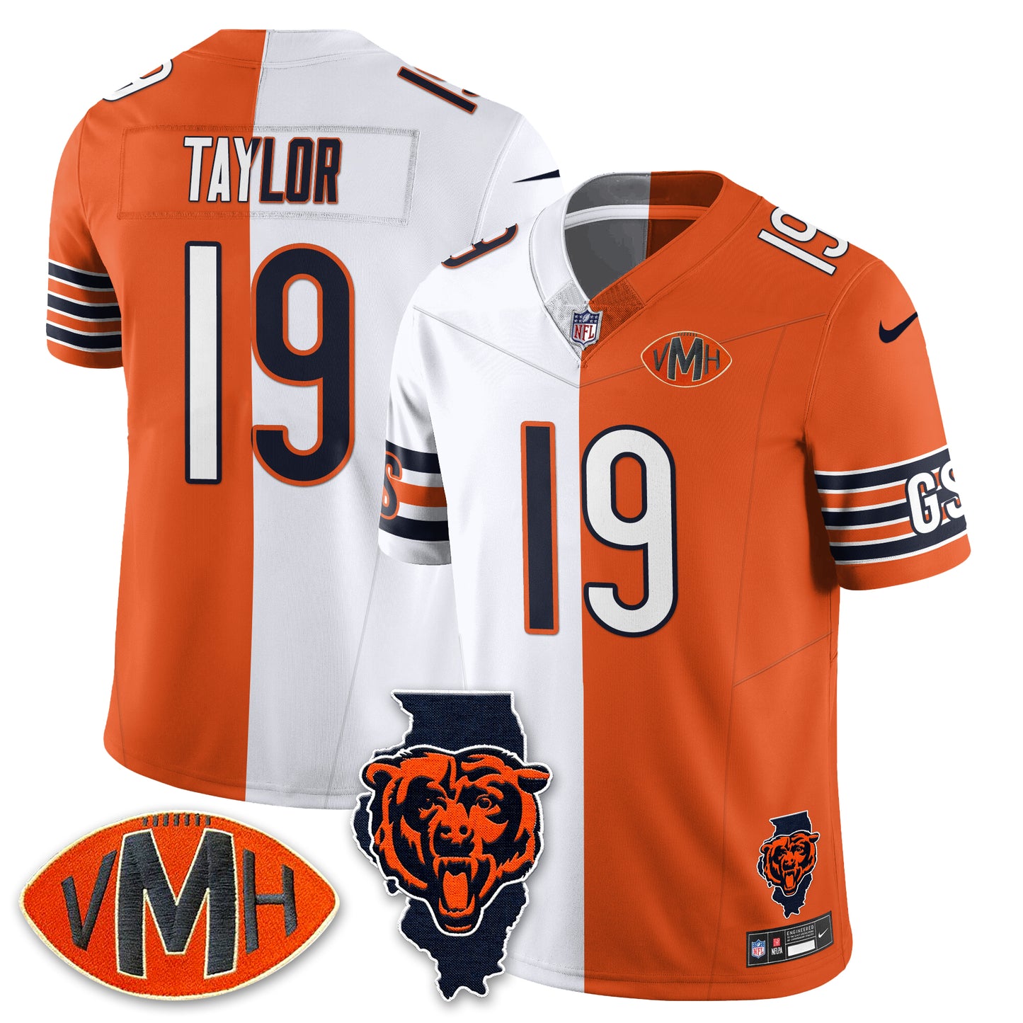 CHI Honor Virginia Halas McCaskey Jersey - Stitched n1