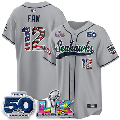 SEA SB LX Champs America Edition Vapor Baseball Jersey - Stitch