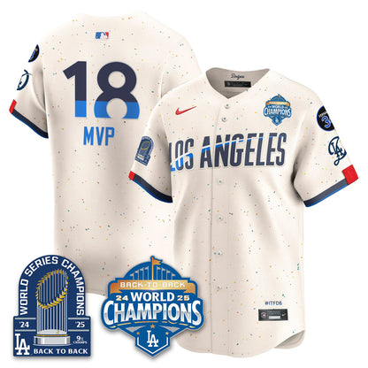 LAD Alternate  Vapor Limited Jersey - 9x Champs - All Stitched