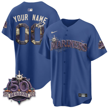 Seattle Mariners Nightmare Edition Vapor Limited Custom Jersey - Printed