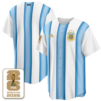 Argentina Soccer National Team x Baseball Vapor Limited Jersey - Stitched