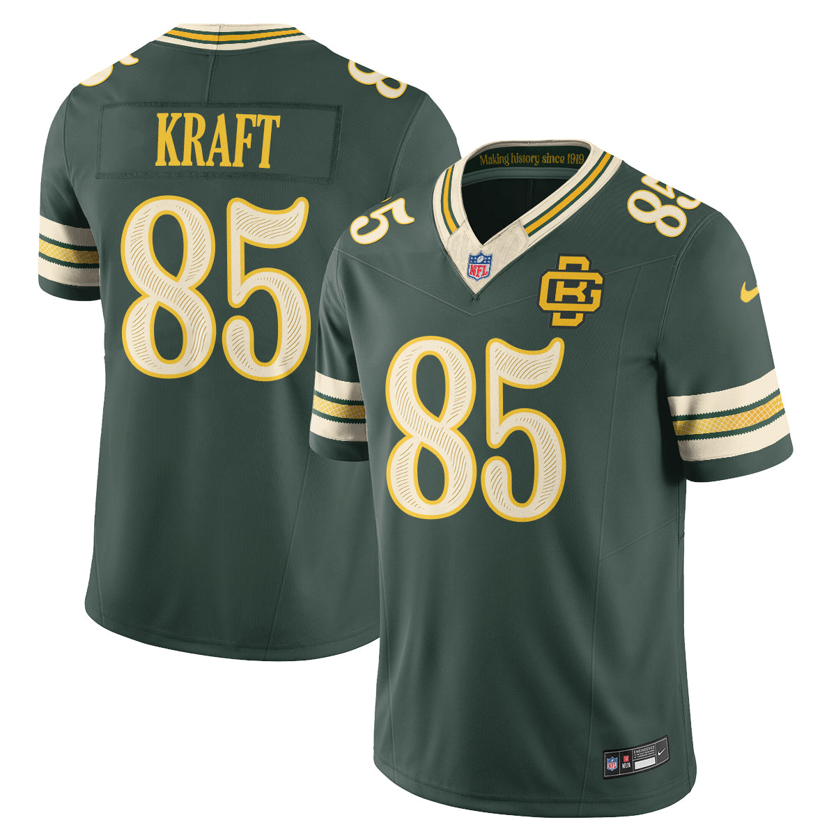 Green Bay Packers 2026 Rivalries Vapor Jersey - Stitched