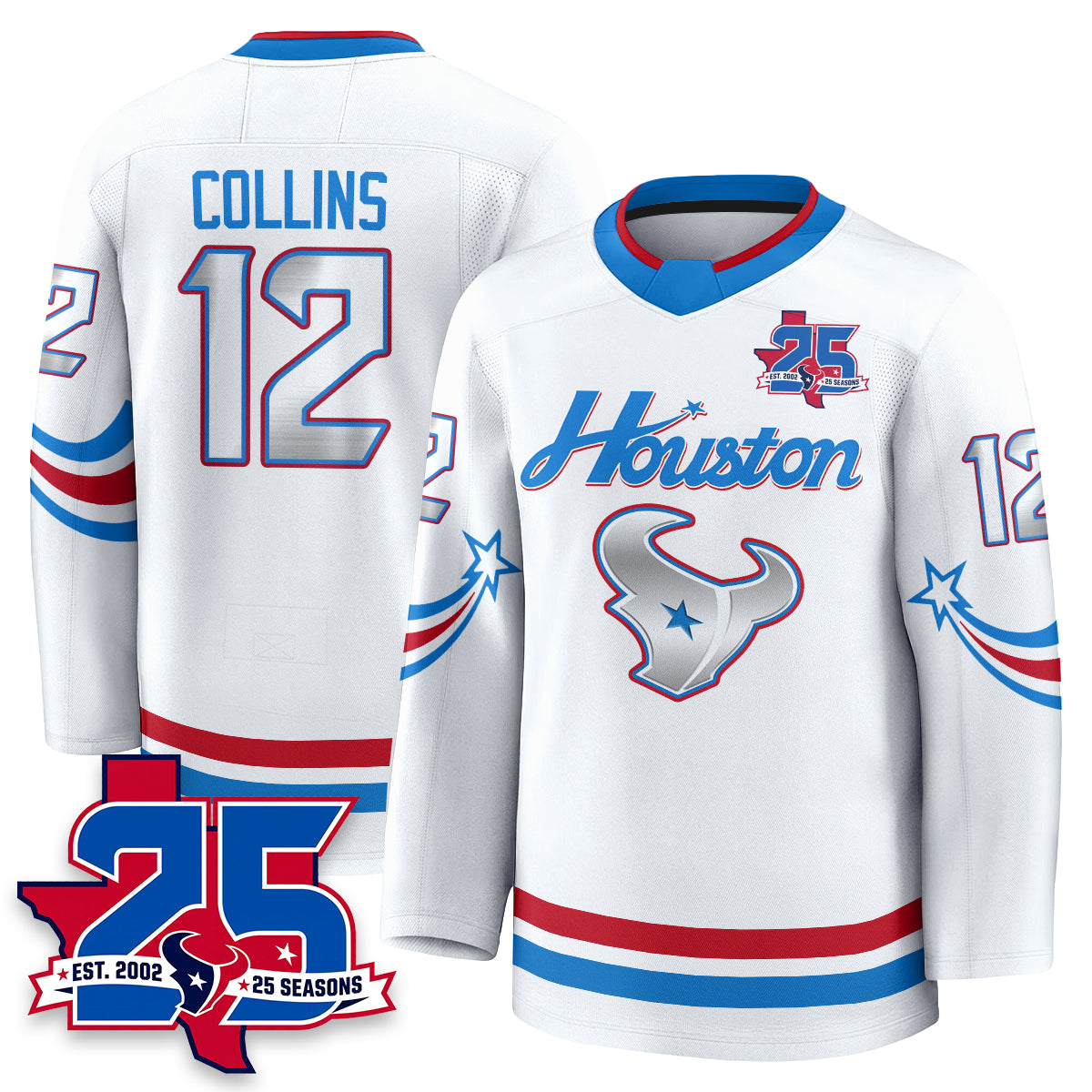 Houston Texans 2026 Rivalries Hockey Jersey - Printed