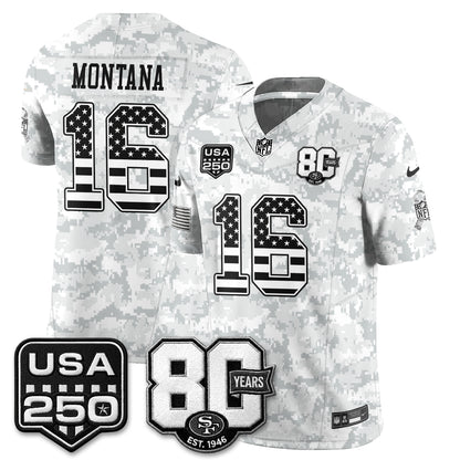 SF 2026 Salute to Service Edition Vapor Jersey - Stitched