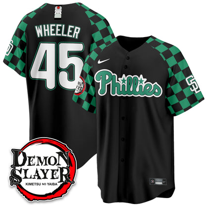 Philadelphia Phillies Demon Slayer Vapor Limited Jersey - Stitched