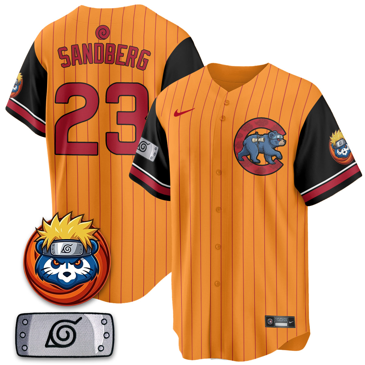 Chicago Cubs Naruto Akatsuki Vapor Limited Jersey V2- Stitched