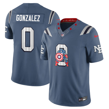 New England Patriots x Vibranium Shield Edition Vapor Jersey - Stitched