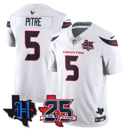 HOU 25th Seasons in 2026 Basic Vapor Limited Jersey - All Stitched