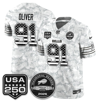 Buffalo Bills 2026 Salute to Service Edition Vapor Jersey - Stitched