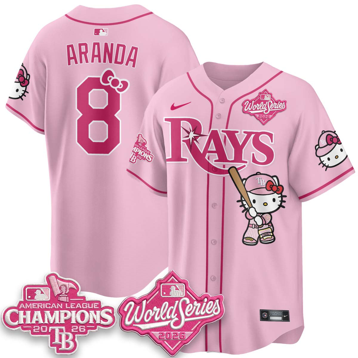TB 2026 AL Champions x Meow KT Vapor Jersey - Stitched