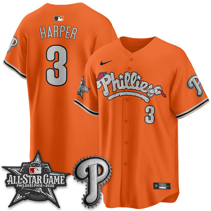 Philadelphia Phillies All Star Game 2026 Vapor Limited Jersey - Stitched