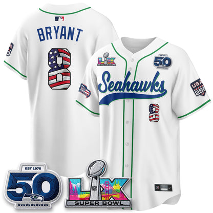 SEA SB LX Champs America Edition Vapor Baseball Jersey - Stitch