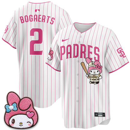 San Diego Padres x Pink Sanrio Friend Vapor Jersey - Stitched