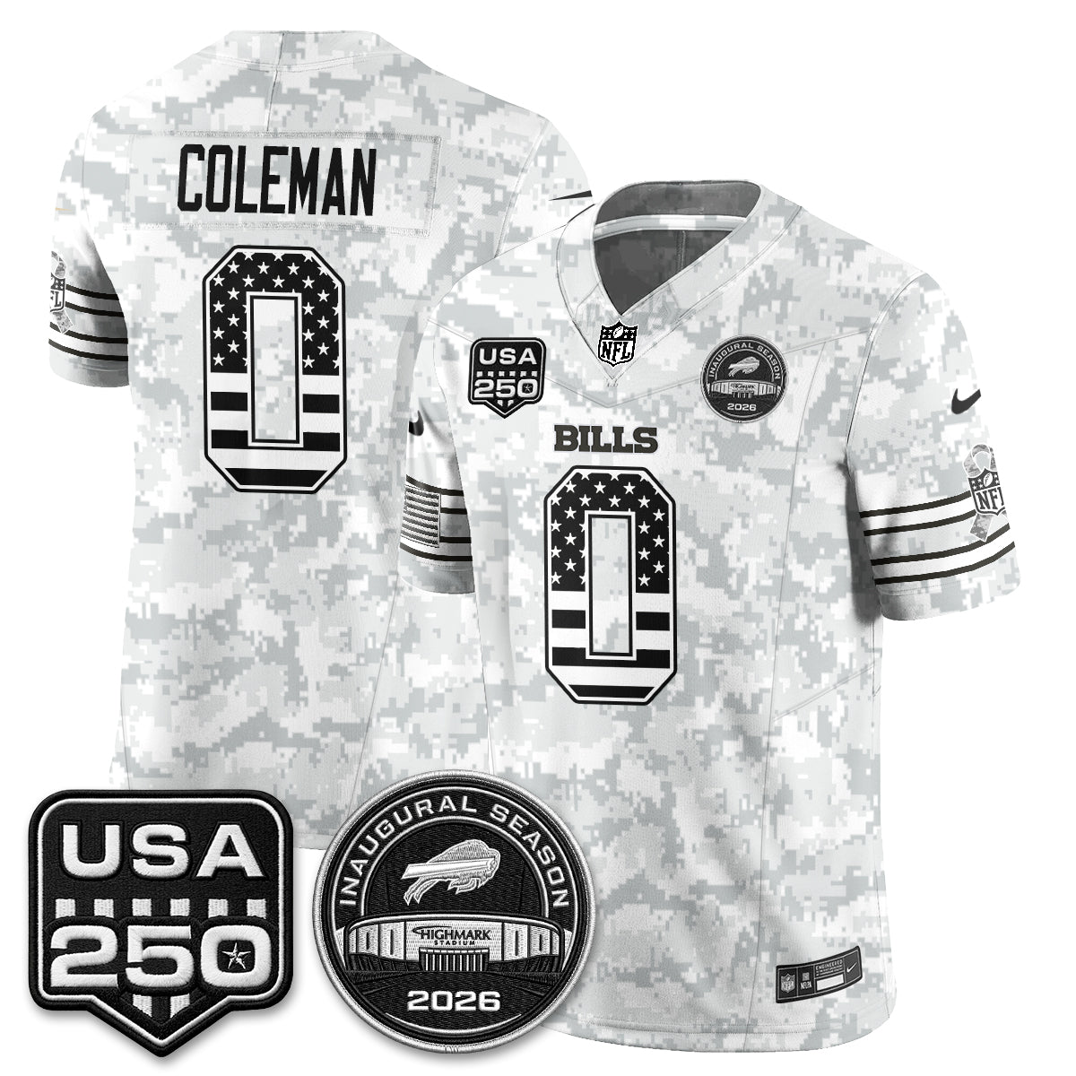 Buffalo Bills 2026 Salute to Service Edition Vapor Jersey - Stitched