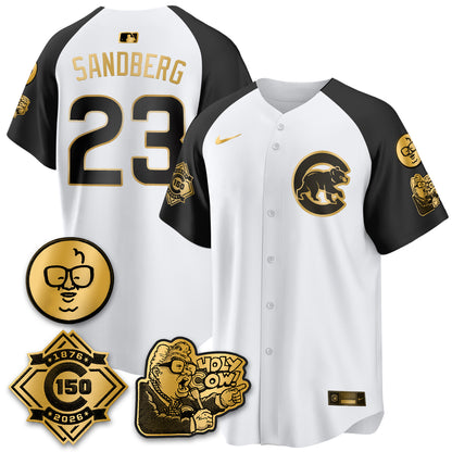 CHC 150th Anniversary Harry Caray Holy Cow Vapor Premier Limited Jersey - All Stitched V3