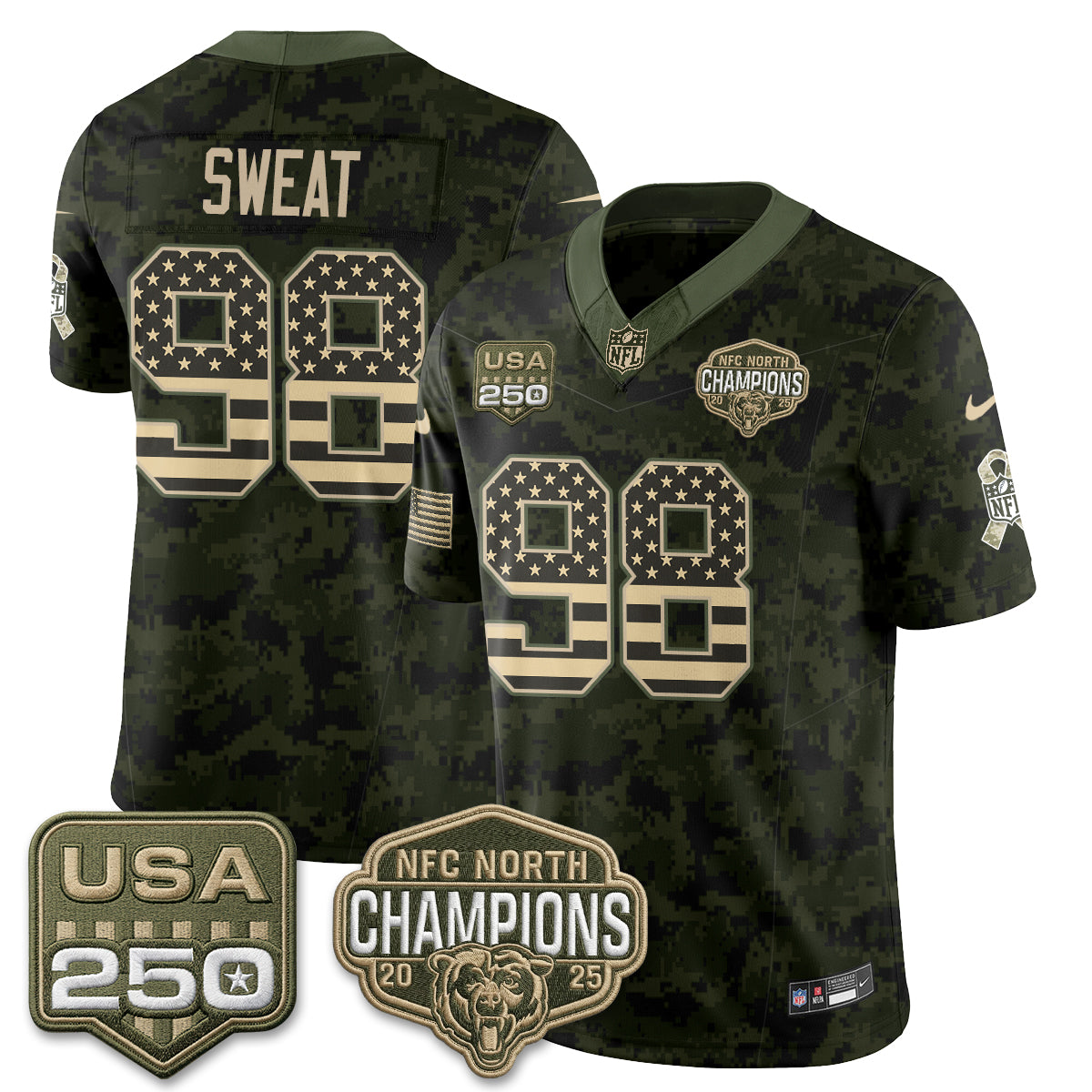 CHI 2026 Salute to Service Edition Vapor Jersey - Stitched