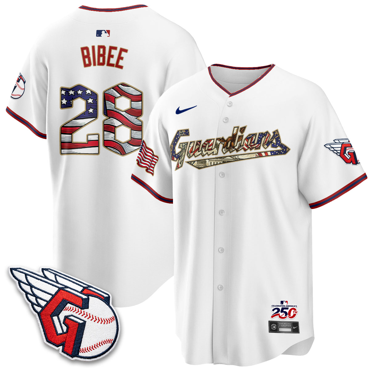 CLE 2026 Independence Day USA Vapor Jersey - Stitched