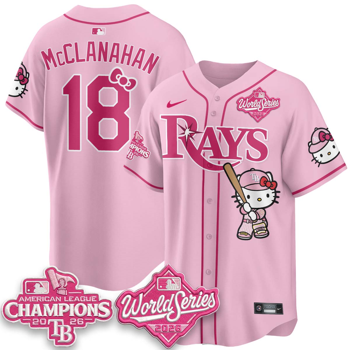 TB 2026 AL Champions x Meow KT Vapor Jersey - Stitched