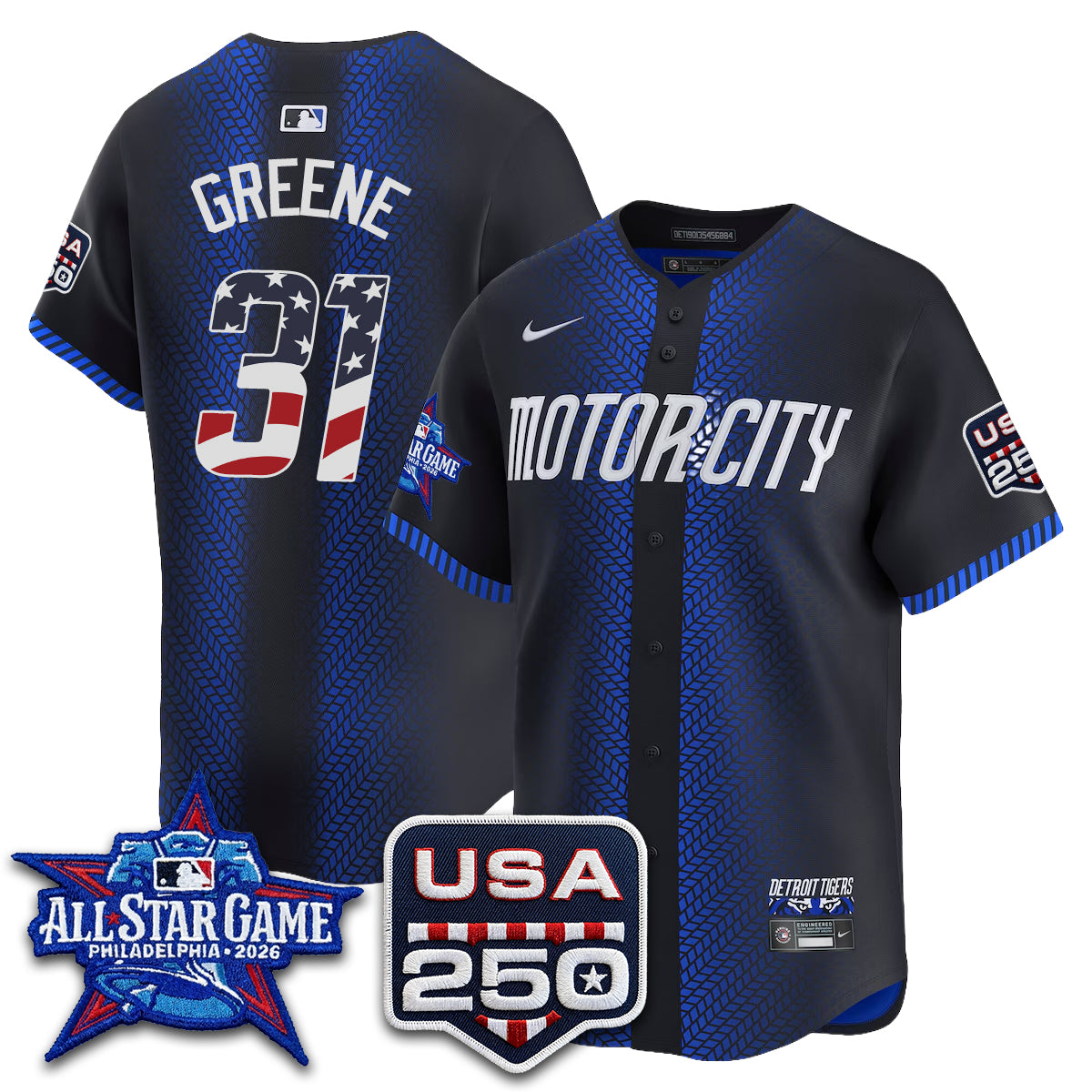 Detroit Tigers 2026 All Star Edition Vapor Jersey - Stitched