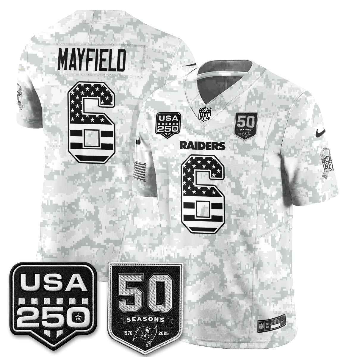 Tampa Bay Buccaneers 2026 Salute to Service Edition Vapor Jersey - Stitched
