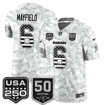 Tampa Bay Buccaneers 2026 Salute to Service Edition Vapor Jersey - Stitched