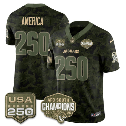 Jacksonville Jaguars 2026 Salute to Service Vapor Jersey - Stitched