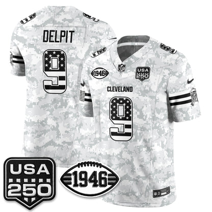 Cleveland Browns 2026 Salute to Service Vapor Jersey - Stitched