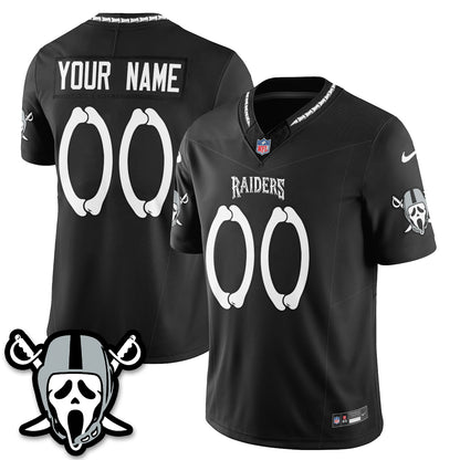 Las Vegas Raiders x Ghost Face Edition Vapor Custom Jersey - Stitched